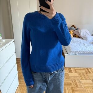 GAP Vibrant Blue Crew Neck Sweater